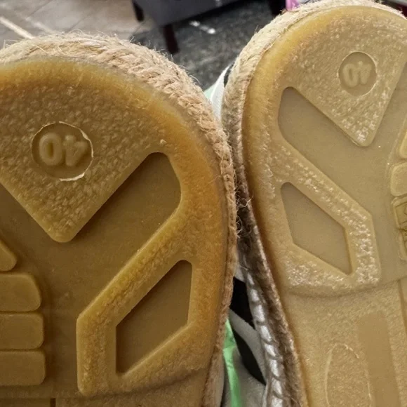 Off-White Black and White Espadrilles - Picture 5 of 6